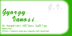 gyorgy vamosi business card